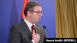 Predsednik Srbije Aleksandar Vučić