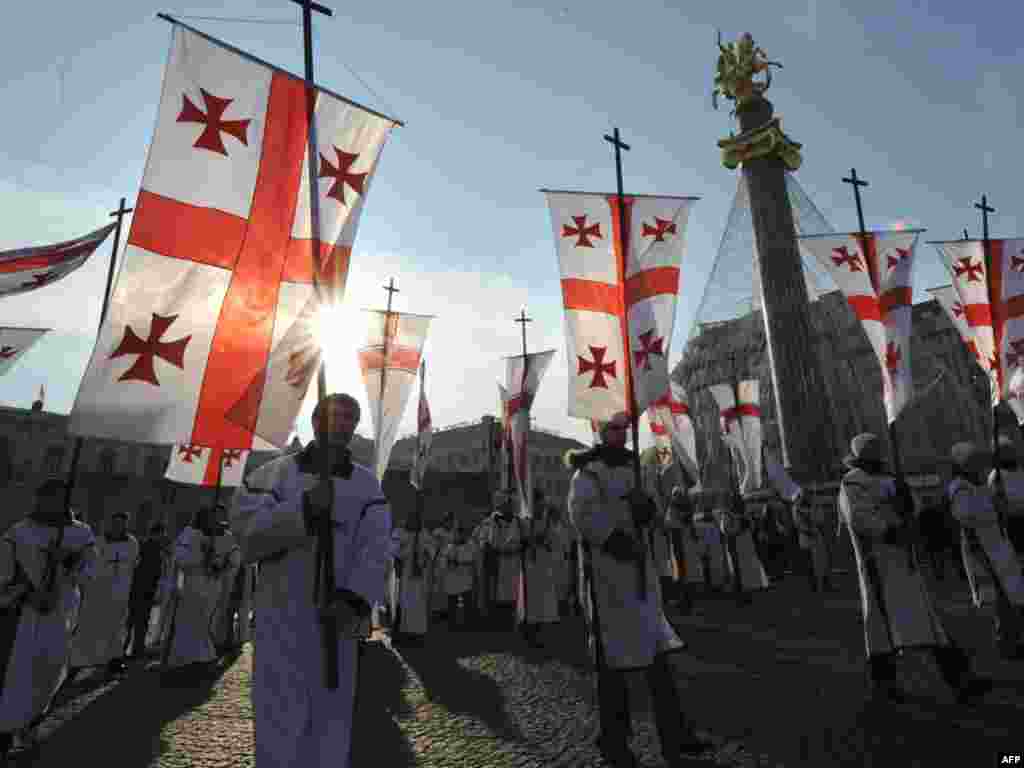 Procesiune de Crăciun (Calendarul Iulian) în Georgia - AFP