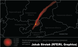 Восточно-Уральский радиоактивный след, образовавшийся после аварии
