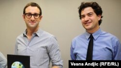 Danny Forstei Joe Souza, menadžeri Discovery Chanela u Beogradu, 3. decembra 2010