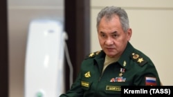 Rossiya mudofaa vaziri Sergey Shoygu.