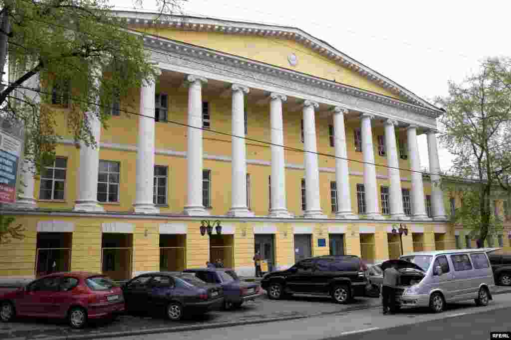 Усадьба князей Гагариных, вид со Страстного бульвара