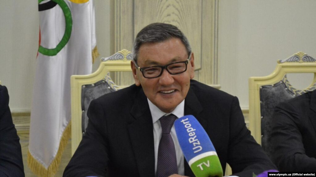 AIBA president Gafur Rahimov in Tashkent