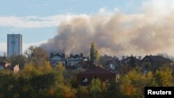 На месте обстрела в Донецке. Иллюстративное фото 