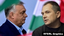 Виктор Орбан и Гергей Нилаш (коллаж)