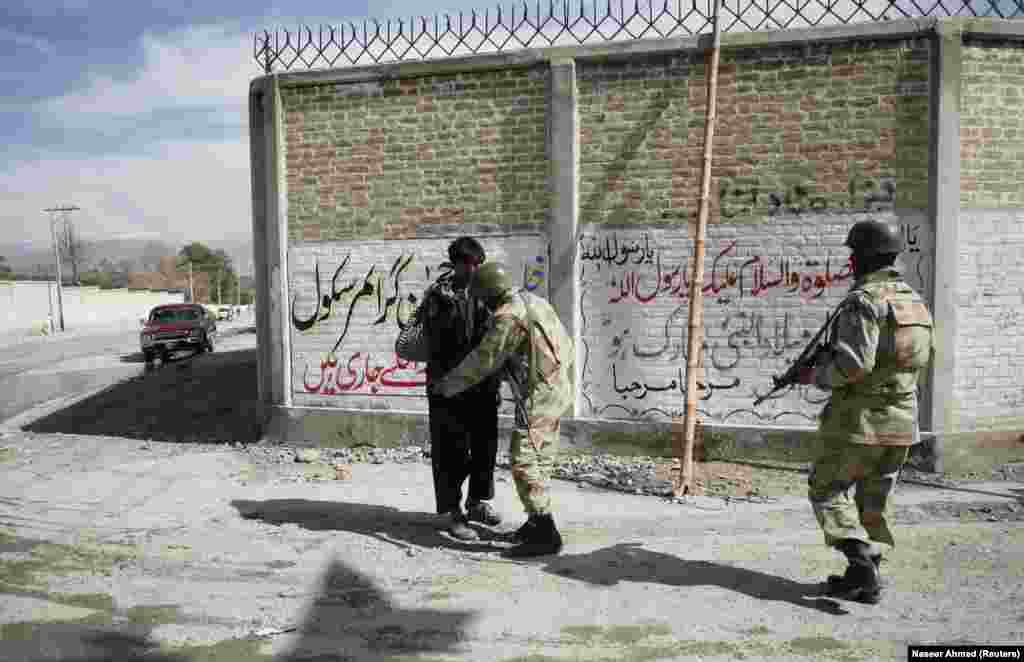 An entrance to Pakistan&rsquo;s Hazara Town, on the outskirts of Quetta.