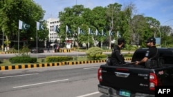 تدابیر امنیتی در اسلام‌آباد، پایتخت پاکستان به منظور میزبانی از مذاکرات ایالات متحدۀ امریکا و ایران