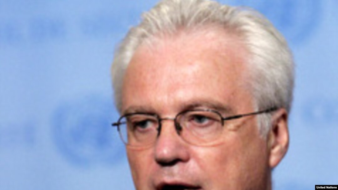 Russia's UN Ambassador Vitaly Churkin 