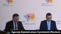 Լեհաստանի նախագահ Անջեյ Դուդա և վարչապետ Մատեուշ Մորավեցկի, արխիվ