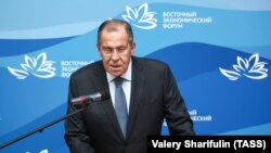 Ministrul rus de externe Serghei Lavrov. 