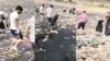 Plastic Fills Tajik Capital's Rivers (video still)