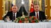 Վլադիմիր Պուտինն ու Ռեջեփ Էրդողանը համատեղ ասուլիս են տալիս, Թուրքիա, 10-ը հոկտեմբերի, 2016 թ․ 