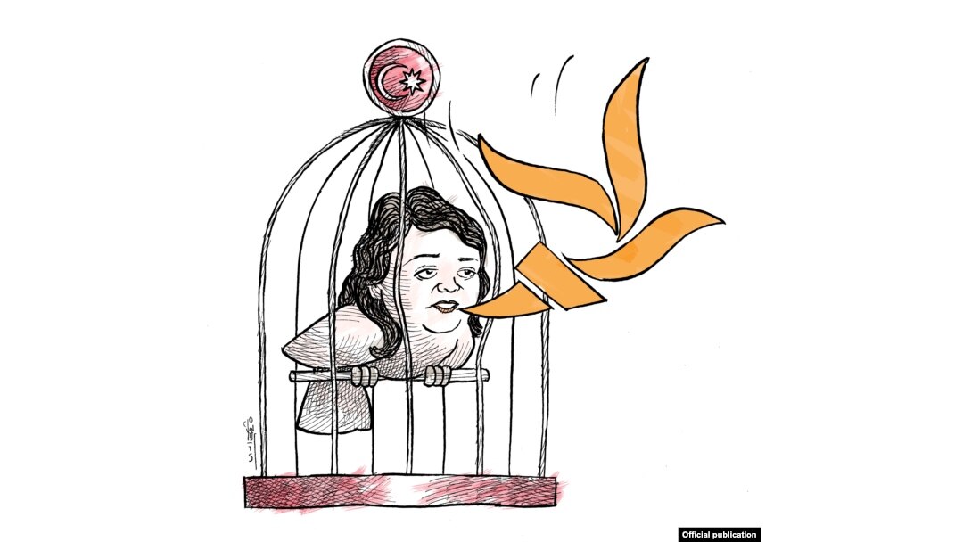 İlham Əliyev və Xədicə İsmayıl PEN karikaturalarında