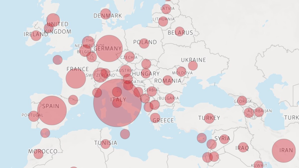 Live Map The Worldwide Spread Of The Coronavirus