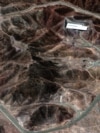 This handout satellite image provided by Maxar Technologies shows the Fordow Fuel Enrichment Plant in central Iran on June 14, 2025.