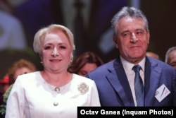 Viorica Dăncilă și soțul ei.