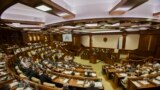 Sala de şedinţe în plen a Parlamentului R. Moldova