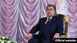 Президент Таджикистана Эмомали Рахмон. Душанбе, 9 марта 2018 года.