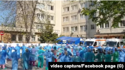 Personalul de la spitalul „Victor Babeș” din Craiova