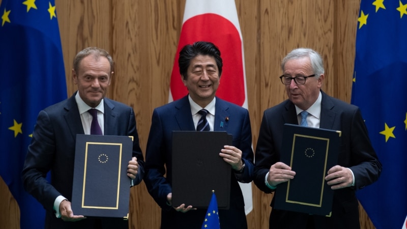 იაპონიამ და ევროკავშირმა გააფორმეს თავისუფალი ვაჭრობის ხელშეკრულება 