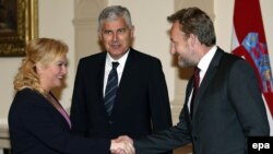 Kolinda Grabar Kitarović, Dragan Čović i Bakir Izetbegović