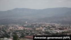 Вид на Степанакерт, головне місто Нагірного Карабаху, 29 вересня, 2020