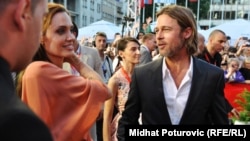 Angelina Jolie i Brad Pitt na Sarajevo Film Festivalu 2011. 