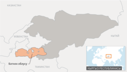 Кыргызстандын картасы