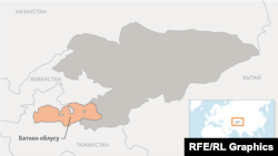 Кыргызстандын картасы
