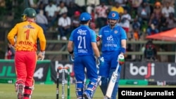 ابراهیم ځدراڼ او رحمن الله ګربز له زیمبابوې سره د دوهمې شل اووریزې لوبې پرمهال