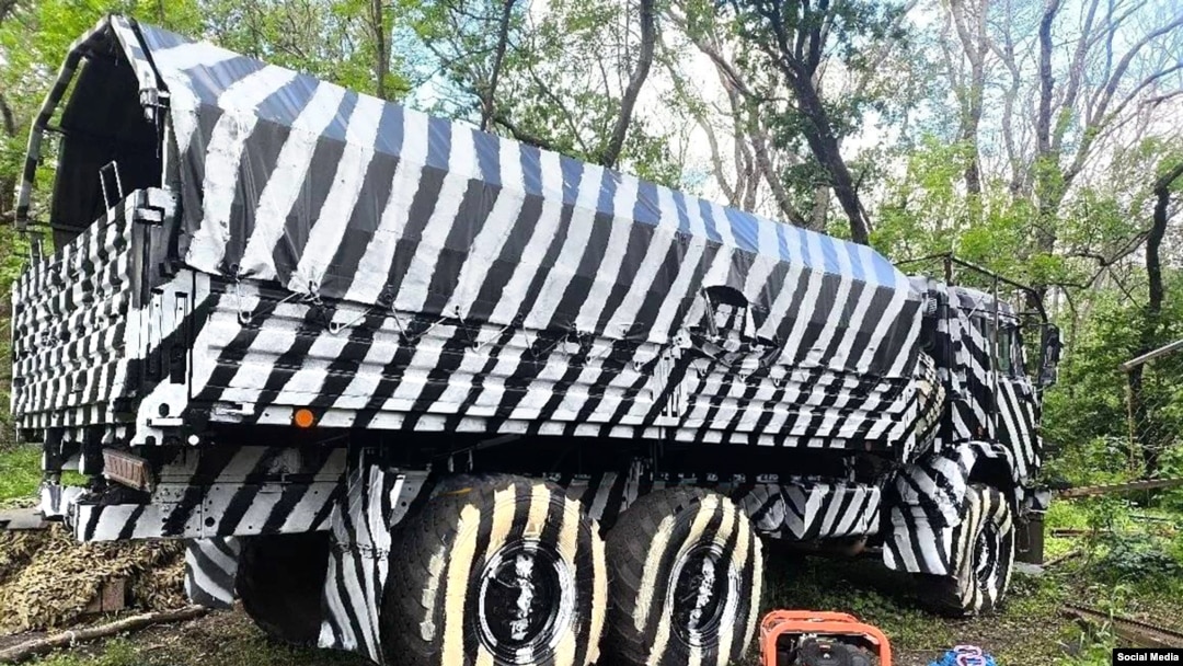 Zebra Trucks: Why Russia Is Using 'Dazzle Camouflage' In Ukraine