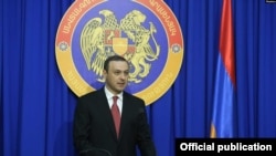 Секретарь Совета безопасности Армении Армен Григорян, 24 сентября 2021 г. 