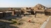 The ancient Assyrian city of Nimrud -- general view of the site with an Assyrian ziggurat in the background from March 2012