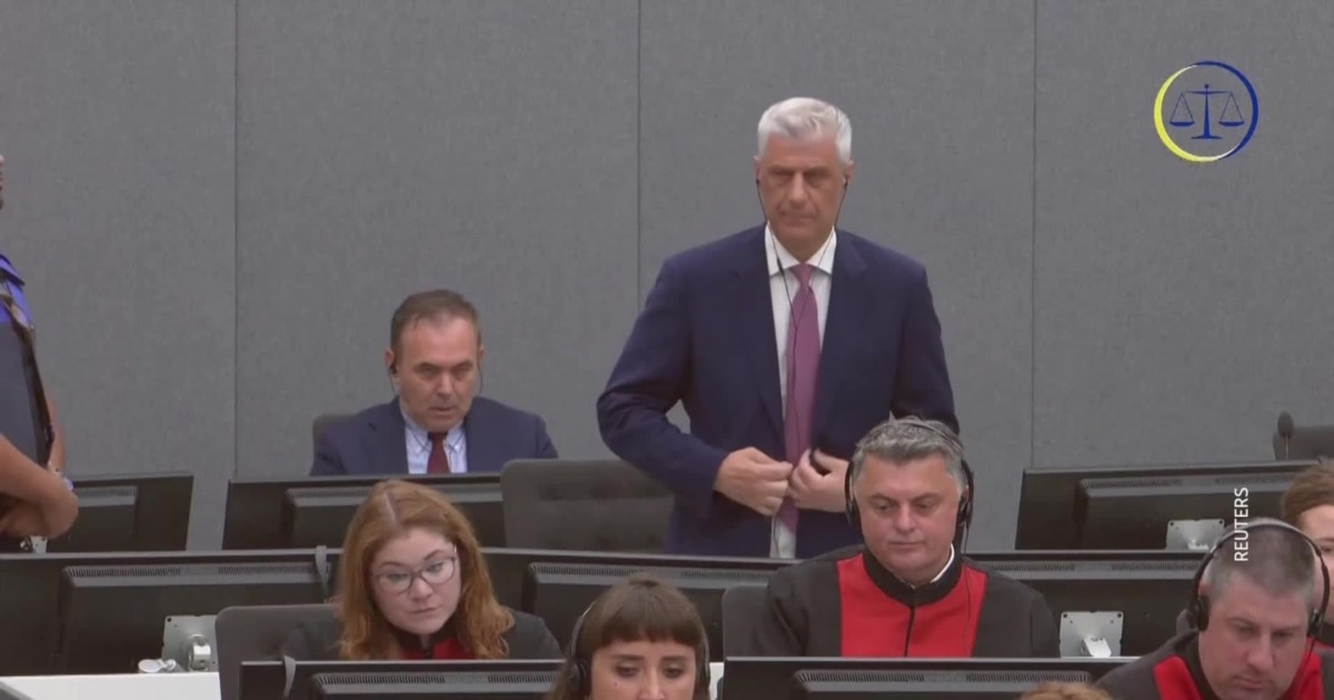 Hague Court Finds Former Kosovo President Thaci Guilty Of War Crimes