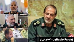 The commander of IRGC’s regional HQ in the center of Iran “Seyed-o-Shohada”, Javad Esteki and his provincial commanders Hossein Fada (Isfahan), Ali Mohammad Akbari (Chaharmahal and Bakhtiari), and Reza Shamsipour (Yazd).