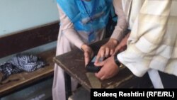 استفاده از دستگاه بیومتریک در انتخابات ریاست جمهوری افغانستان