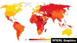 Transparency Internationalның коррупция харитасы