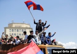 Access to many subway stations in Yerevan was blocked, and railway traffic was reportedly halted.
