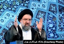 Ahmad Khatami, a Khamenei supporter who is Tehran's temporary Friday Prayer Imam.