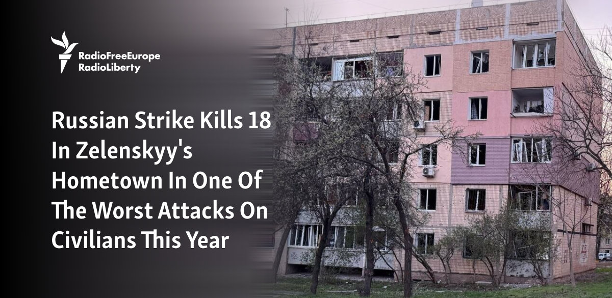 Children Killed In Russian Strike On Playground In Ukraine's Kryviy Rih