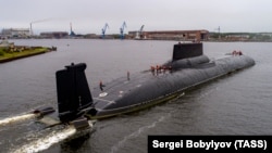Атомная субмарина класса "Акула", Северодвинск. 23 июля 2019 года