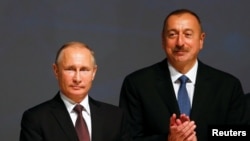 V.Putin və İ.Əliyev