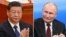 China's President Xi Jinping (L) and Russia's President Vladimir Putin (R) (file photo)