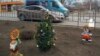 Moldova -- Tiraspol, brad de Crăciun, Revelion 2020/market, Christmas tree, New Year 2020, Transnistrian region, Dec2019