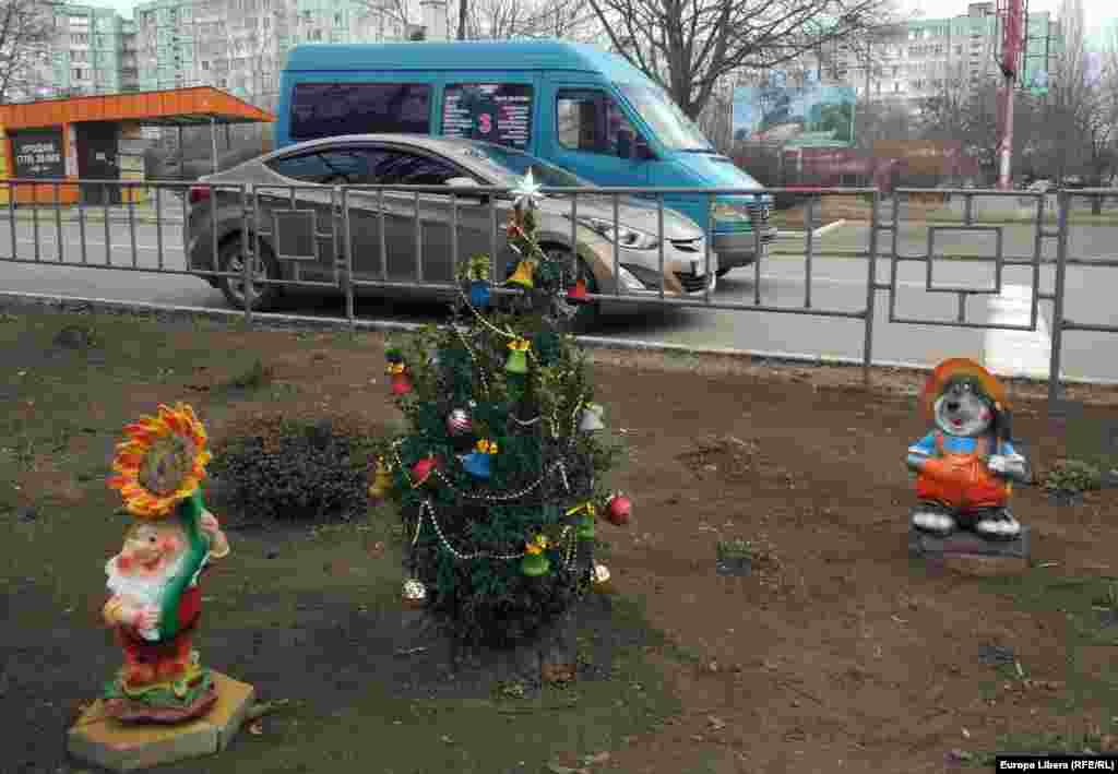 Decor de iarnă la Tiraspol