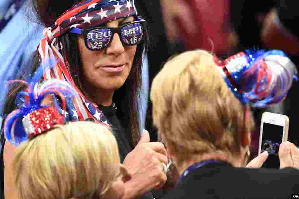 یکی از هواداران حزب جمهوری&zwnj;خواه