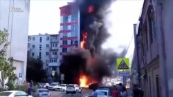В центре Ростова-на-Дону загорелась гостиница
