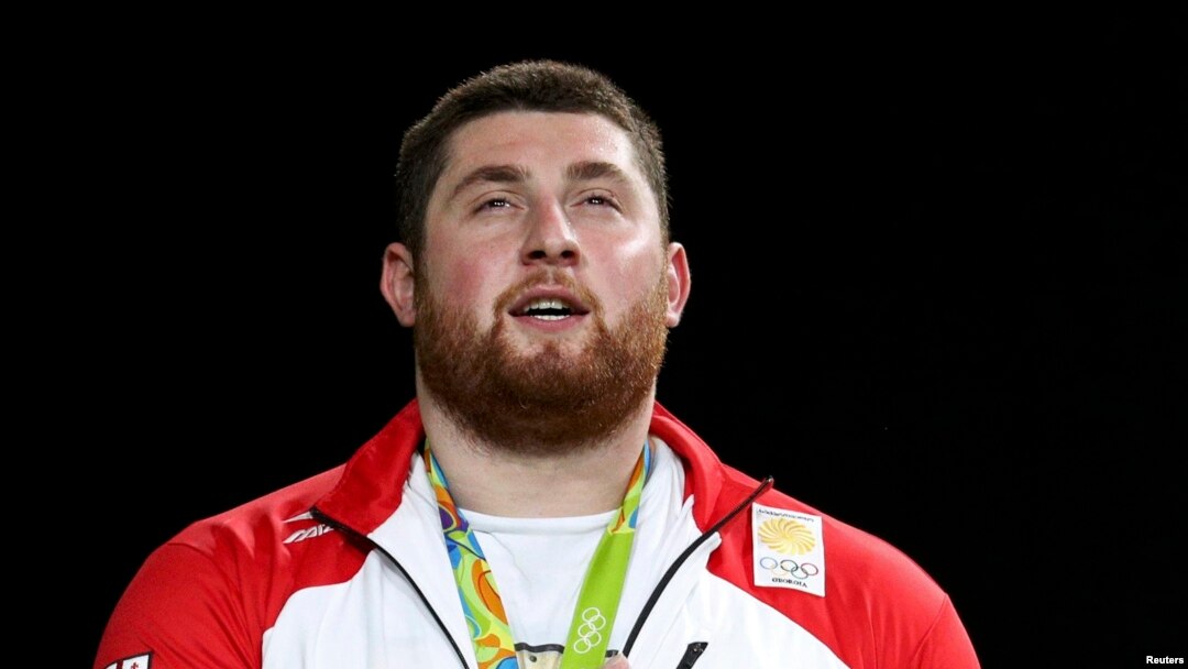 Грузинский тяжелоатлет, олимпийский чемпион и мировой рекордсмен Лаша Талахадзе