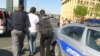 Georgia -- Police arrested the students that were taking part in the protest rally dedicated to Labor Day. Students and Human rights defenders rally on Labor Day in Tbilisi, 01May2013.