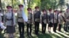 Belarus - The use of Russian imperial symbols in Slonim School #9 and by the military from the 11th Mechanized Brigade from town